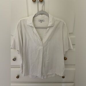 MADEWELL BUTTON BACK TOP